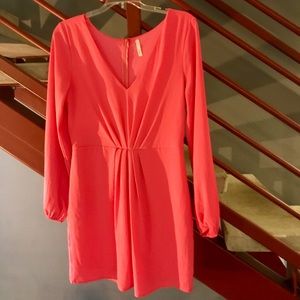 Sage hot pink mini dress size small
